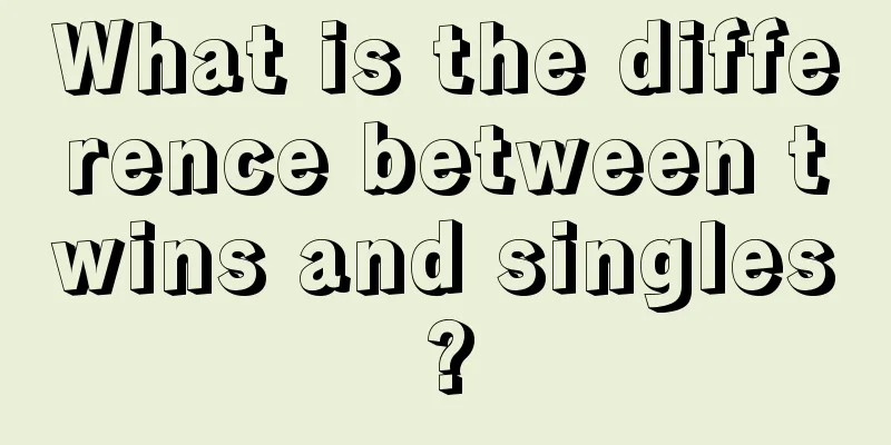 What is the difference between twins and singles?