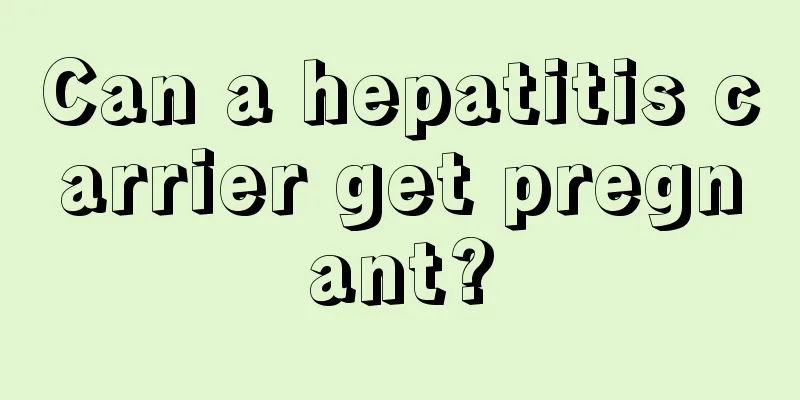 Can a hepatitis carrier get pregnant?