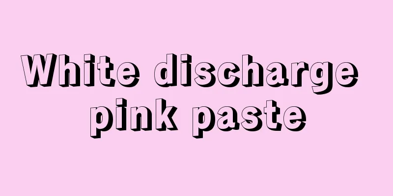 White discharge pink paste