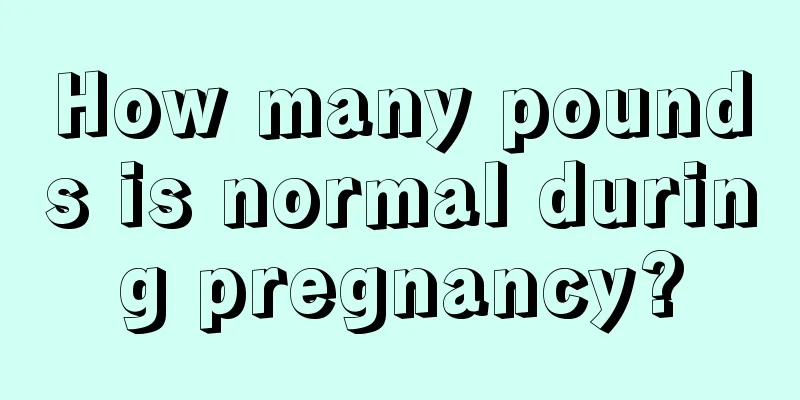 How many pounds is normal during pregnancy?