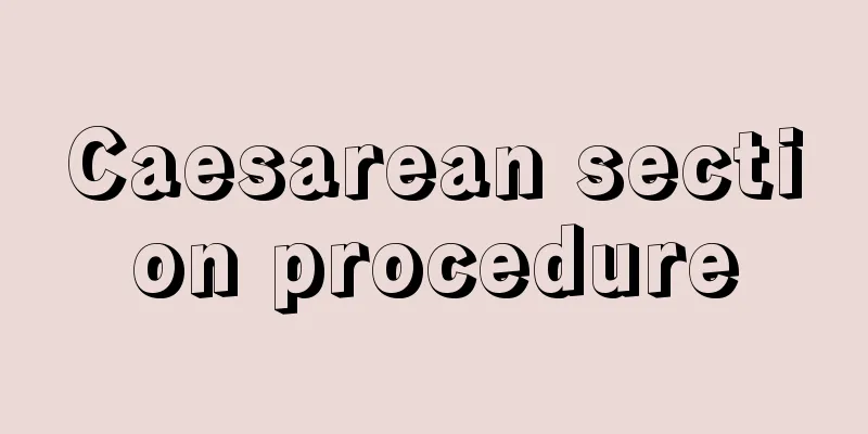 Caesarean section procedure