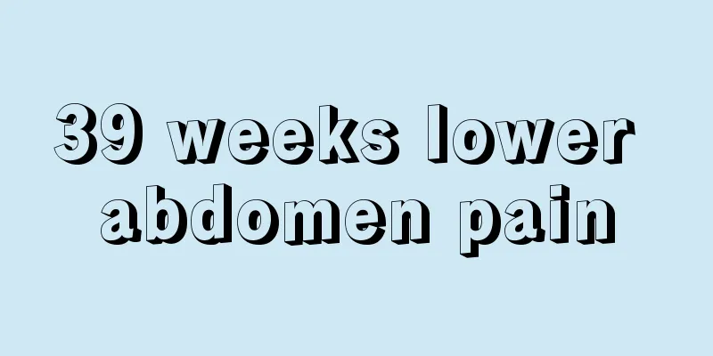 39 weeks lower abdomen pain