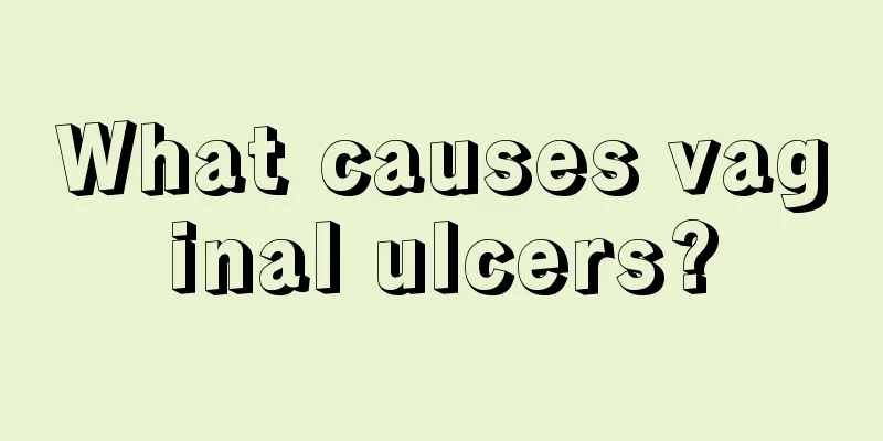 What causes vaginal ulcers?