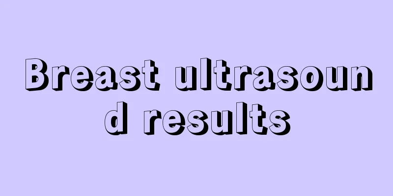 Breast ultrasound results