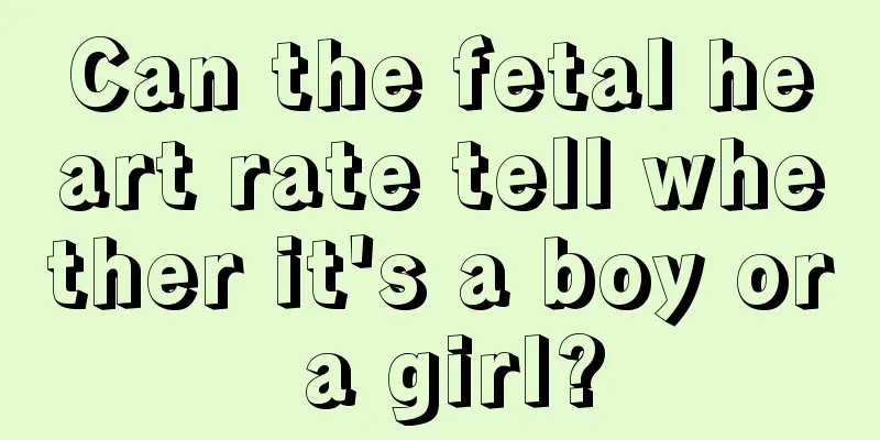 Can the fetal heart rate tell whether it's a boy or a girl?