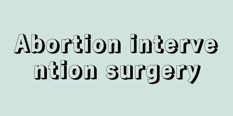 Abortion intervention surgery