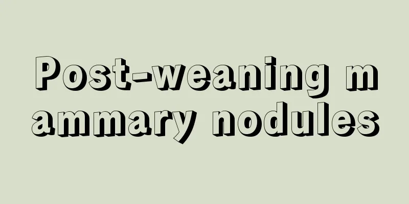 Post-weaning mammary nodules