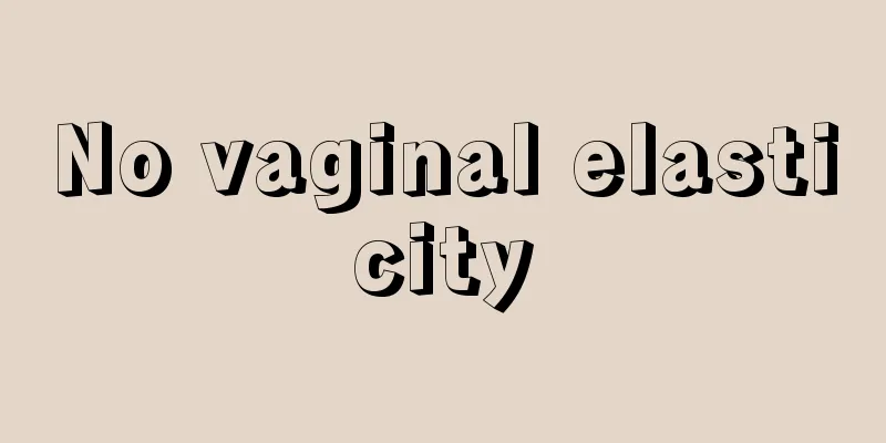 No vaginal elasticity