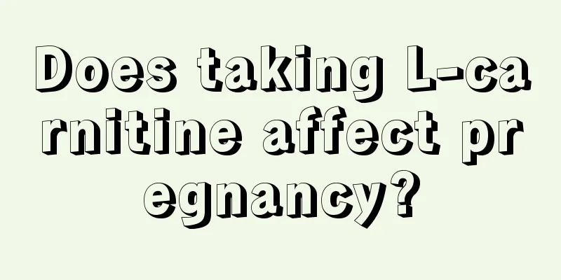 Does taking L-carnitine affect pregnancy?