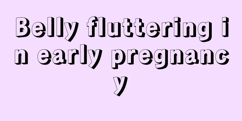 Belly fluttering in early pregnancy