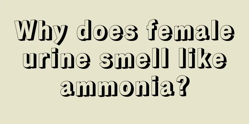 Why does female urine smell like ammonia?