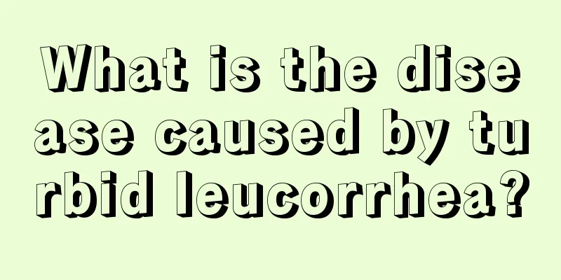 What is the disease caused by turbid leucorrhea?