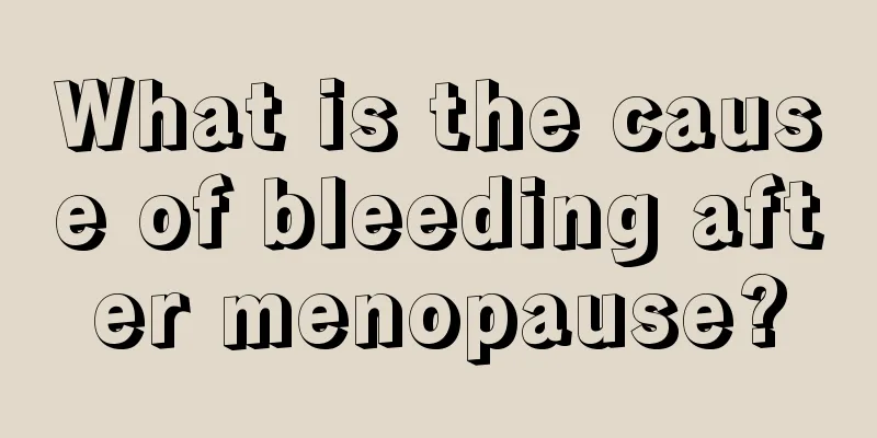 What is the cause of bleeding after menopause?