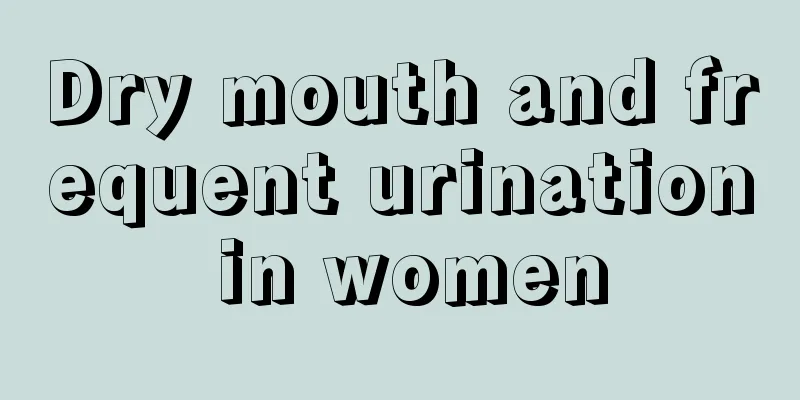 Dry mouth and frequent urination in women