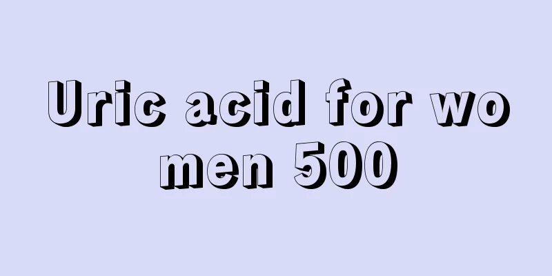 Uric acid for women 500