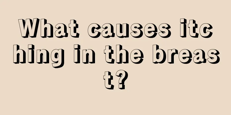 What causes itching in the breast?