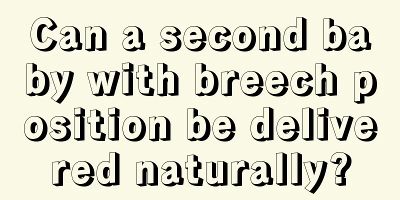 Can a second baby with breech position be delivered naturally?