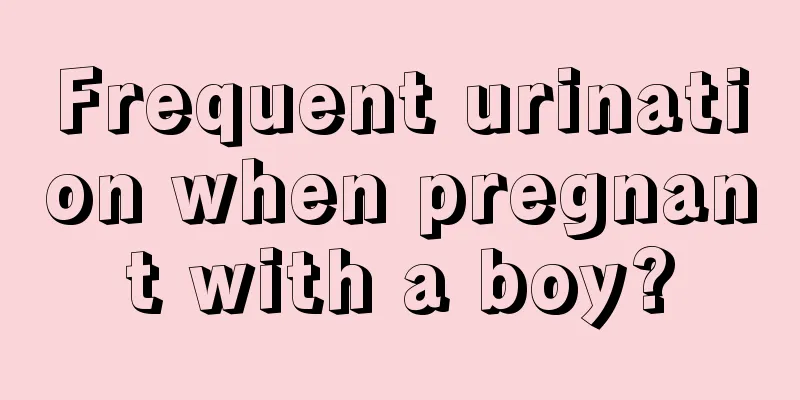 Frequent urination when pregnant with a boy?