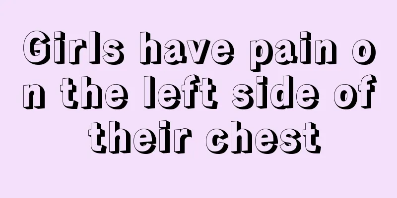 Girls have pain on the left side of their chest