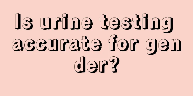 Is urine testing accurate for gender?