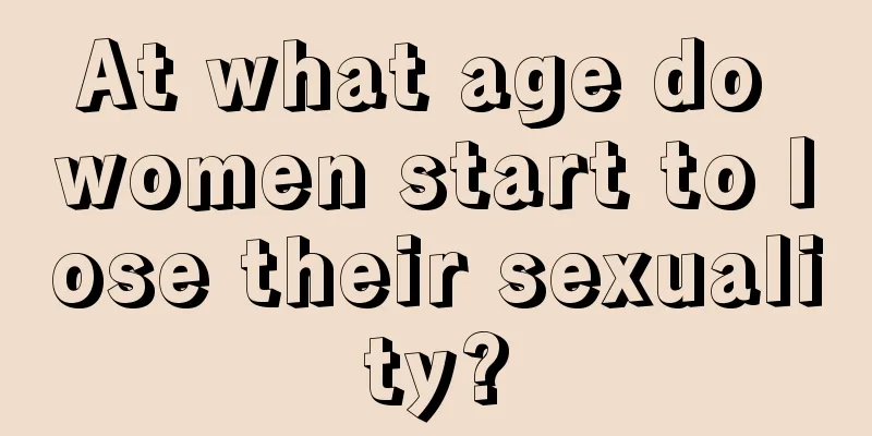 At what age do women start to lose their sexuality?