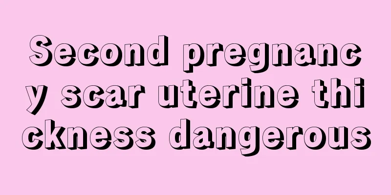 Second pregnancy scar uterine thickness dangerous