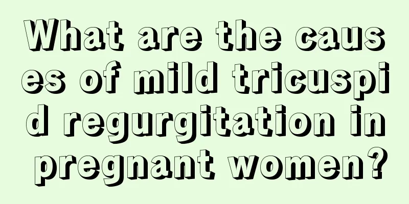 What are the causes of mild tricuspid regurgitation in pregnant women?