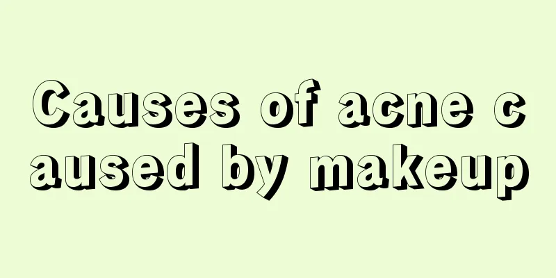 Causes of acne caused by makeup