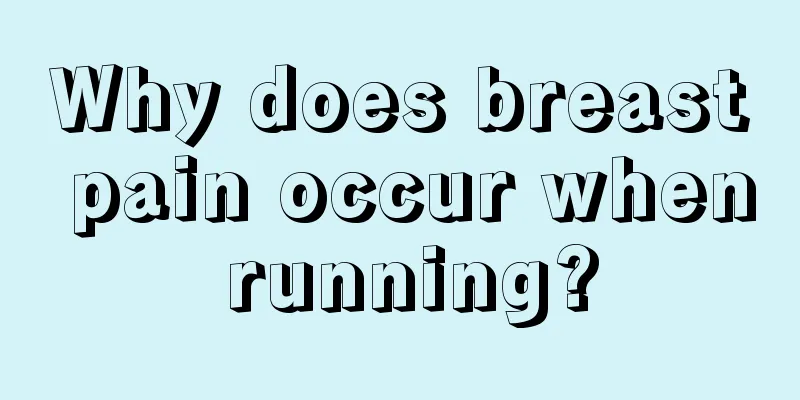 Why does breast pain occur when running?