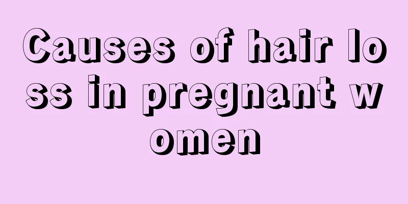 Causes of hair loss in pregnant women