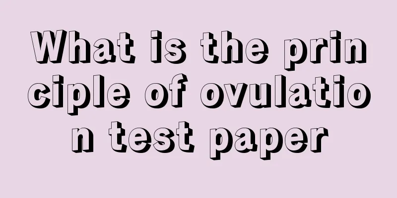 What is the principle of ovulation test paper