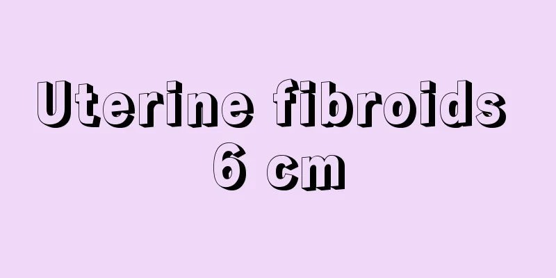 Uterine fibroids 6 cm