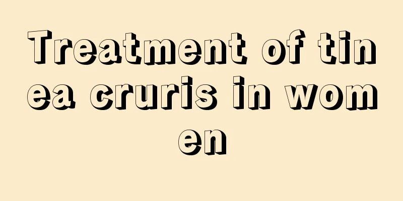 Treatment of tinea cruris in women