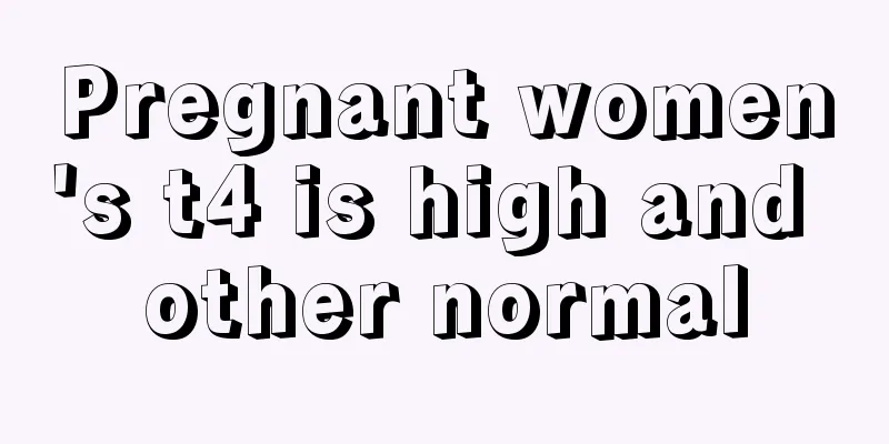 Pregnant women's t4 is high and other normal