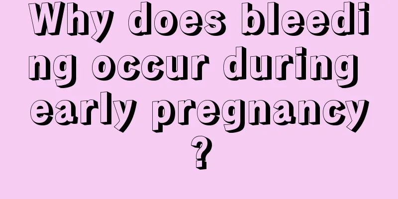 Why does bleeding occur during early pregnancy?