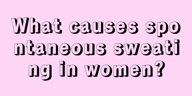 What causes spontaneous sweating in women?