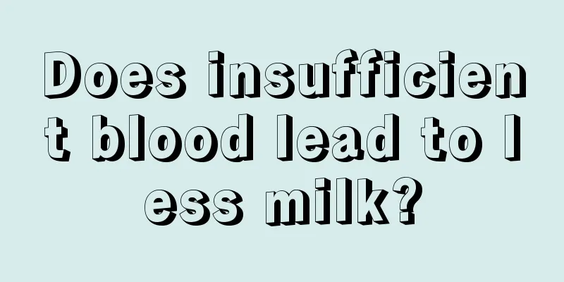 Does insufficient blood lead to less milk?