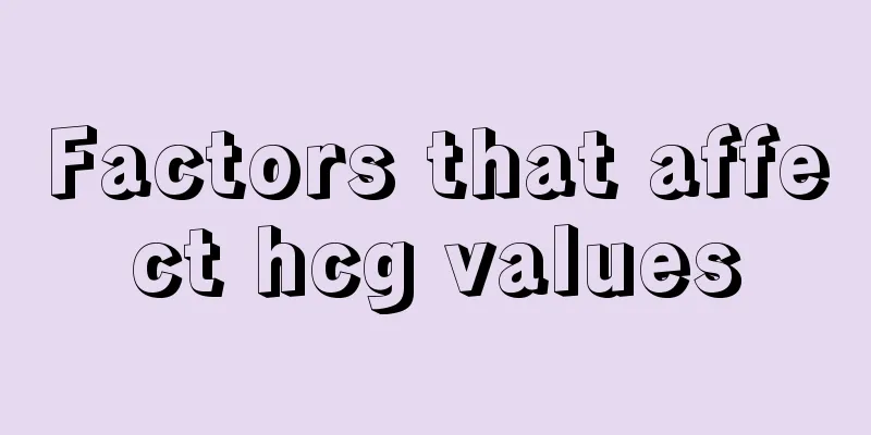 Factors that affect hcg values