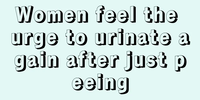 Women feel the urge to urinate again after just peeing