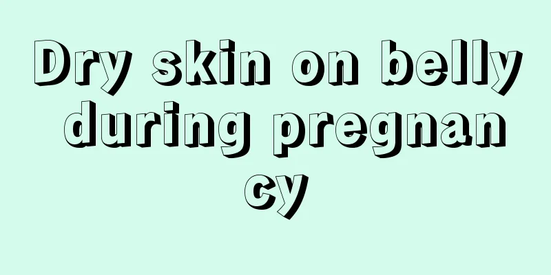 Dry skin on belly during pregnancy