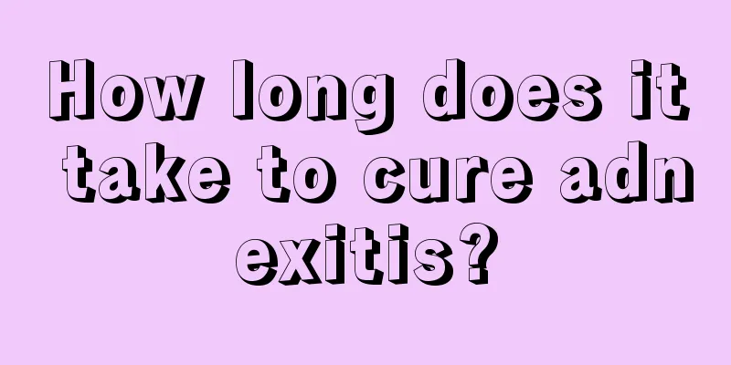 How long does it take to cure adnexitis?