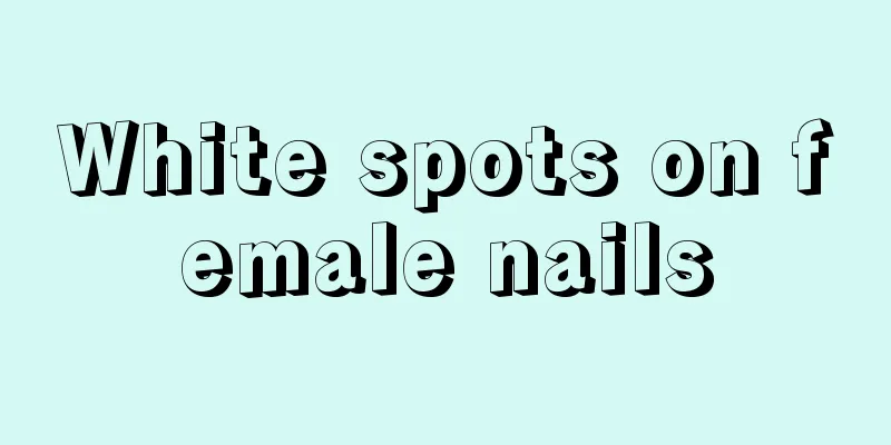 White spots on female nails