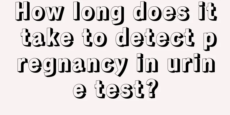 How long does it take to detect pregnancy in urine test?