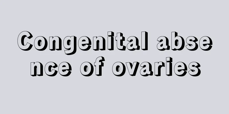 Congenital absence of ovaries