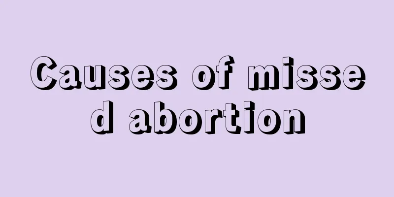 Causes of missed abortion