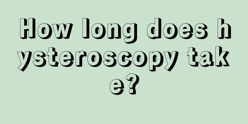 How long does hysteroscopy take?