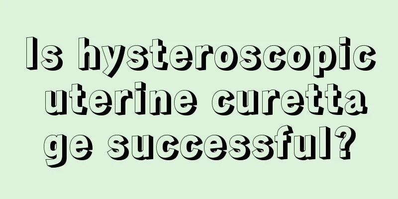 Is hysteroscopic uterine curettage successful?