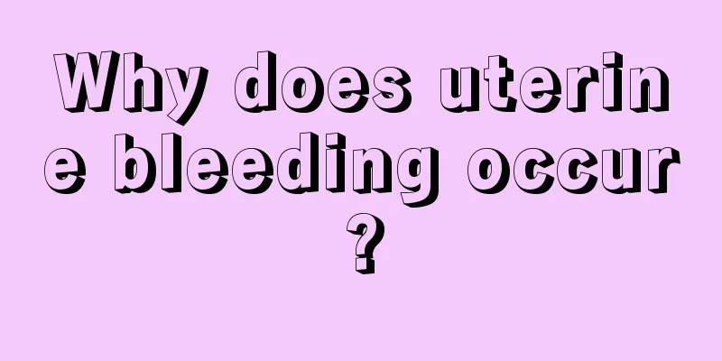 Why does uterine bleeding occur?