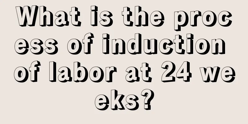 What is the process of induction of labor at 24 weeks?