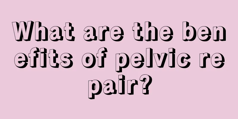 What are the benefits of pelvic repair?